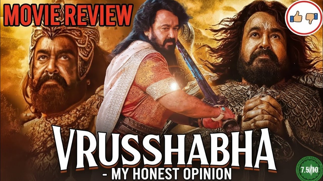 💥 Is Mohanlal’s VRUSSHABHA a Masterpiece or Just Hype? | Full Movie Review ! 