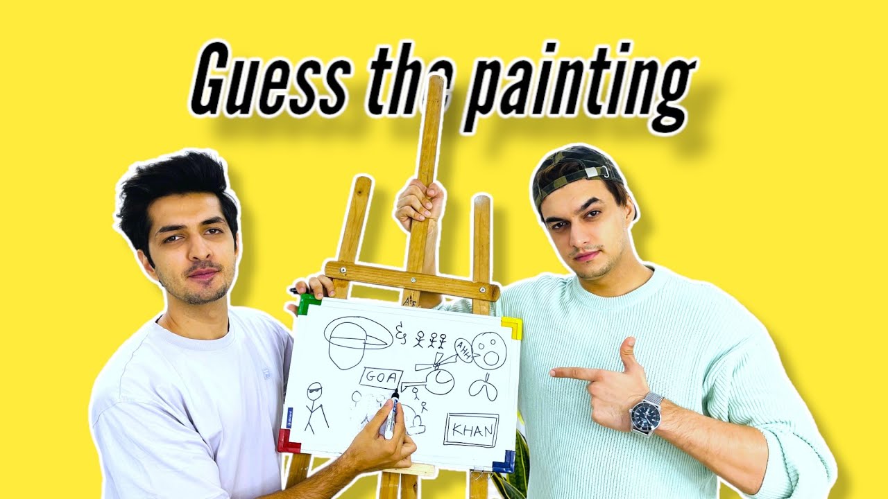 PICTIONARY Aka SCRIBBLE IRL W/ @mohsin khan