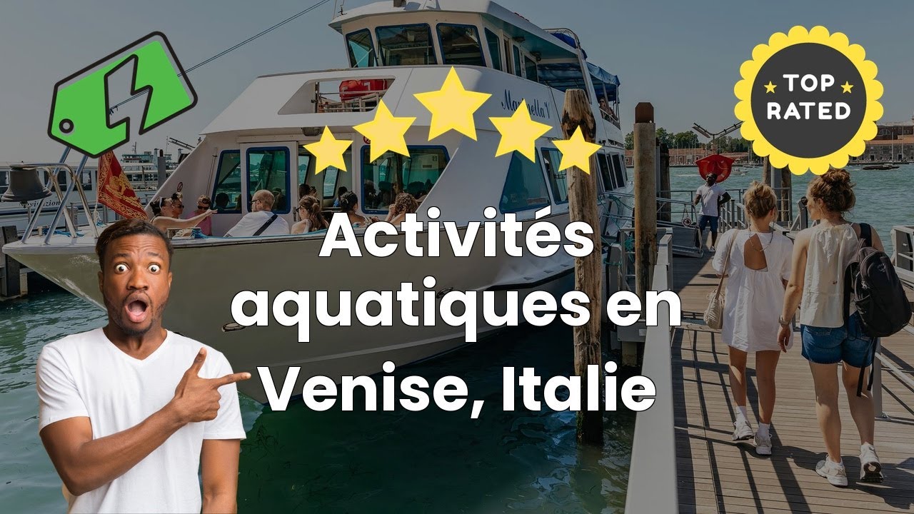 Activités aquatiques en Venise, Italie