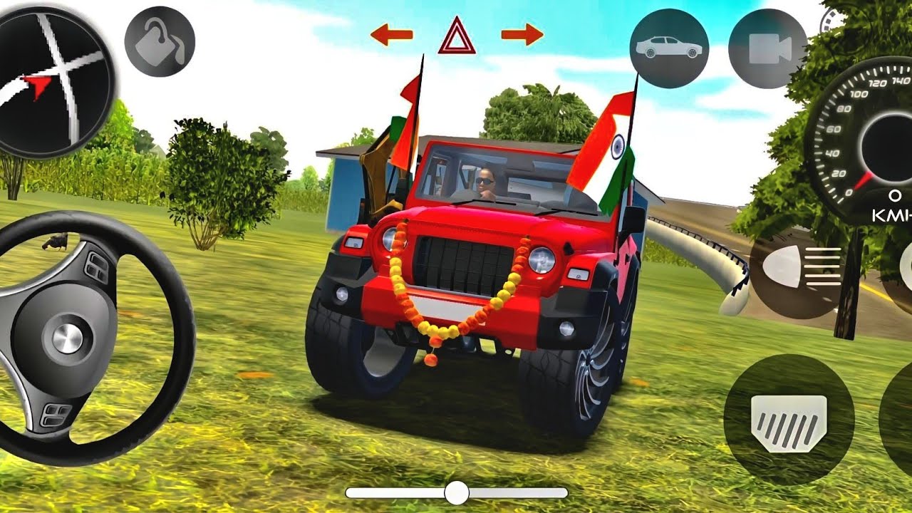 Modified Mahindra Thar😈Games:Indian Red Thar (Gadi Wala Games) Car Game Android Game - #2025