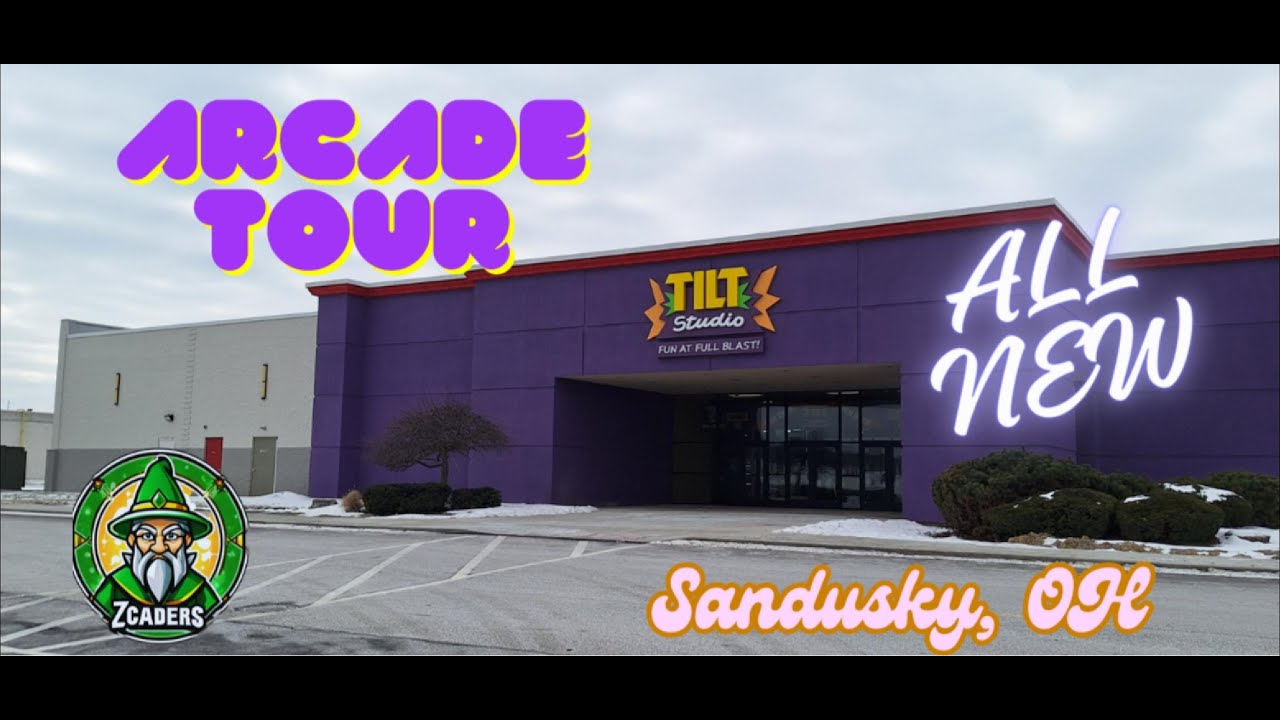 A Tour of the ALL-NEW Tilt Studio Arcade in Sandusky, OH