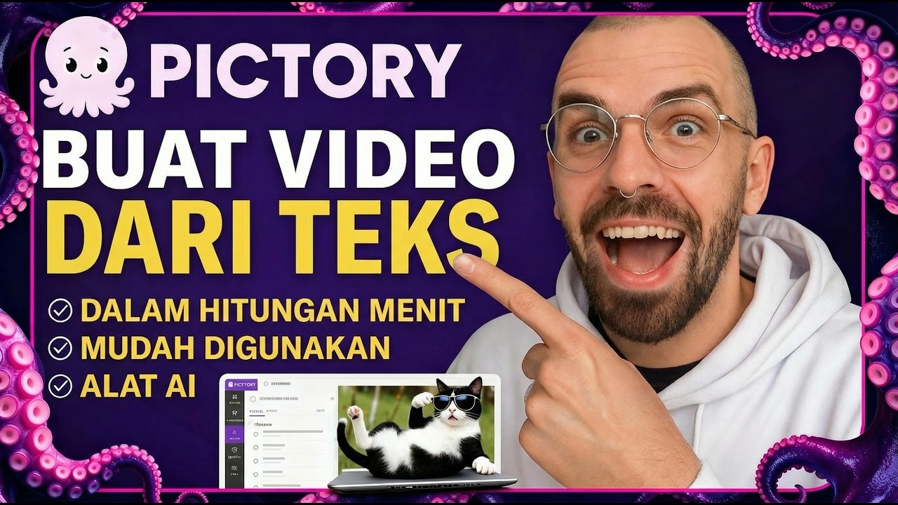 Buat Video YouTube Otomatis Pakai AI - Tutorial Pictory