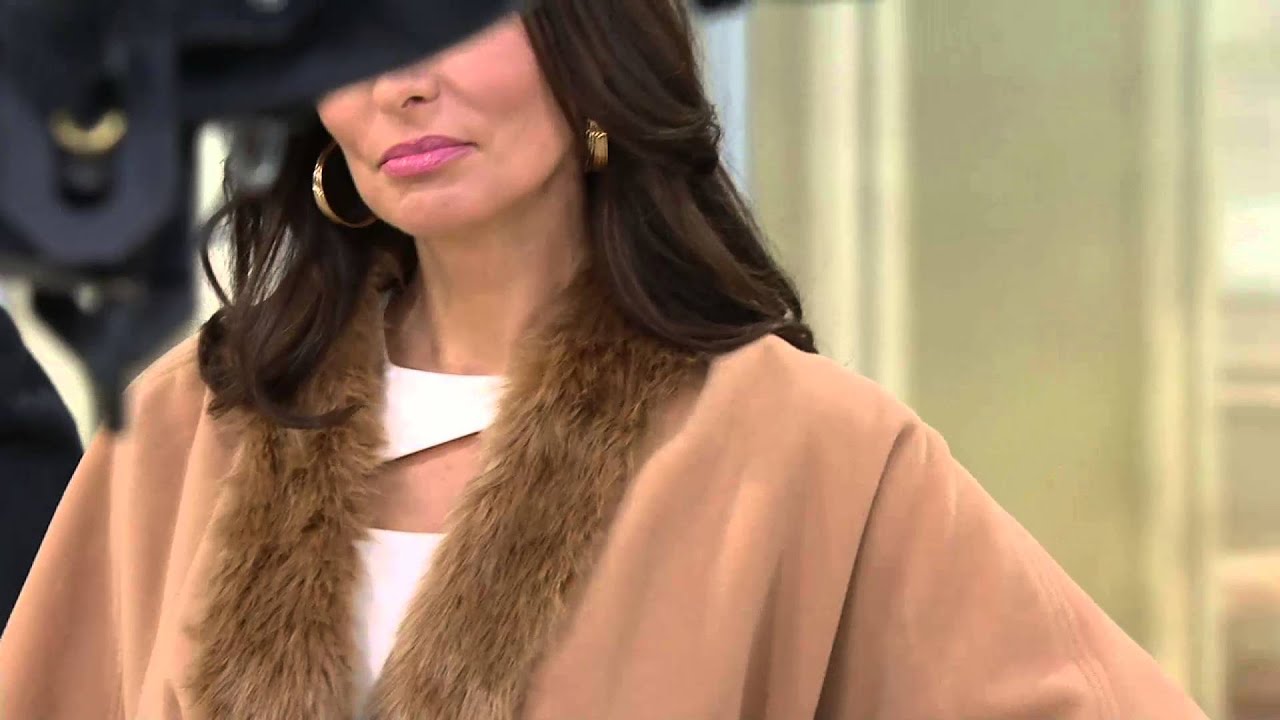 Dennis Basso Cape with Faux Fur Trim on QVC