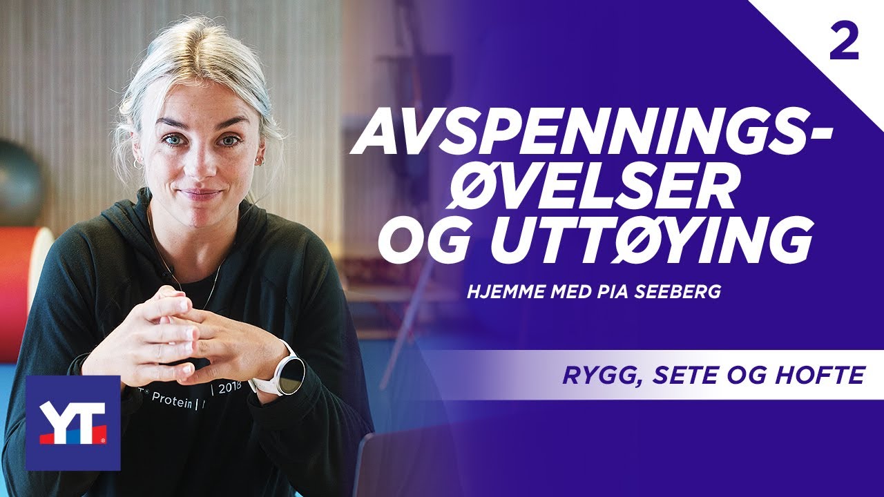 Avspenningsøvelser og uttøying av rygg, sete og hofte 🧘‍♀️Pia Seeberg viser deg hvordan