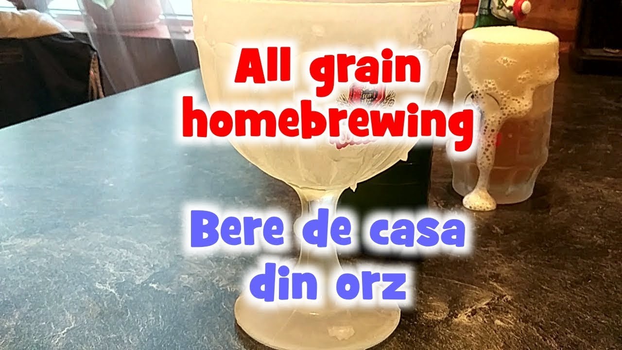 Bere de casa din orz / All grain homebrewing - English Subtitles