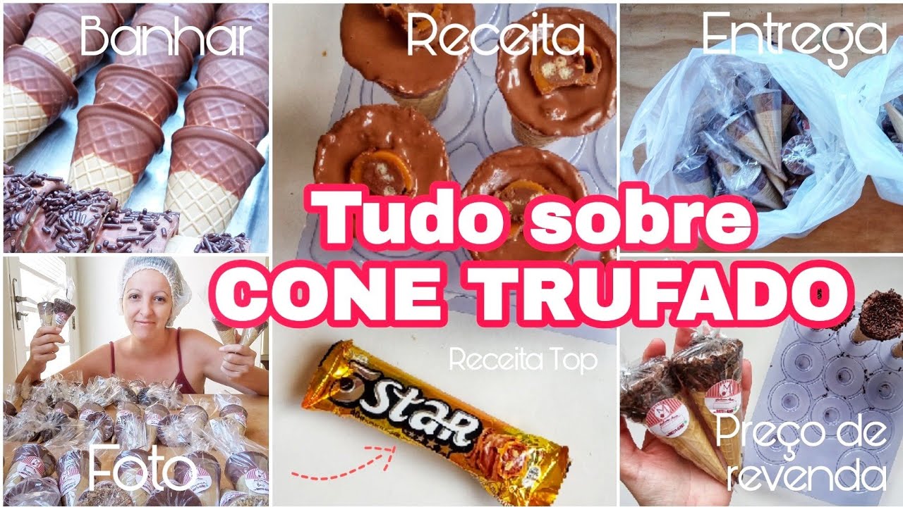 AULÃO CONES TRUFADOS  (RECEITA - DICAS - VALIDADE)  E MUITO MAIS
