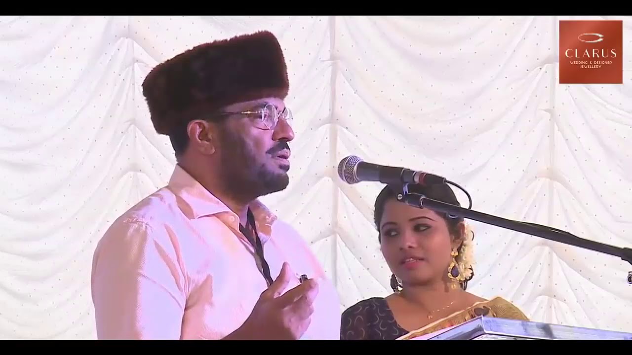 സ്വര്‍ണ്ണം പോലെ സ്ഫുടം ചെയ്ത വാക്കുകള്‍കൊണ്ട് യേശുദാസിനെ വിസ്മയിപ്പിക്കുന്ന സമദാനി സാഹിബ്...!!!