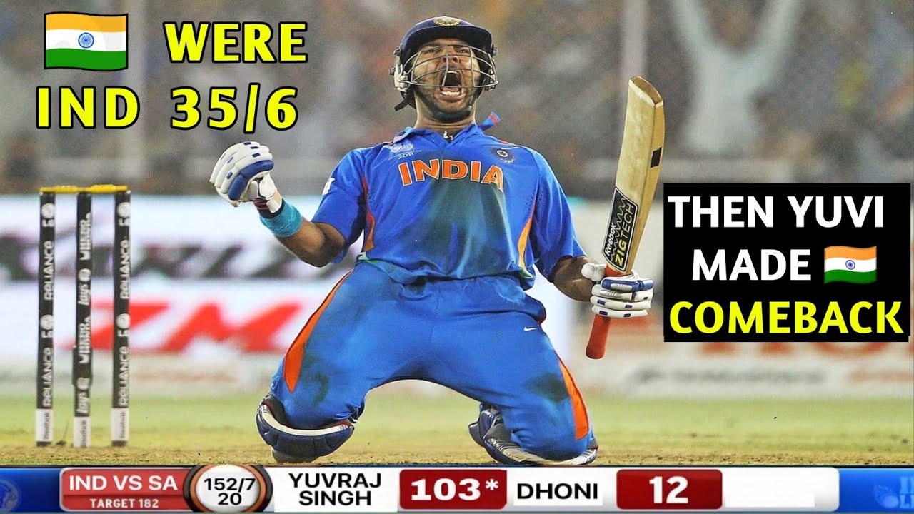 Yuvaraj made comeback & destroyed Africa@cricketmax87 @CricketCloud @Cricketfactsofficial @sportsedgepredictionhere