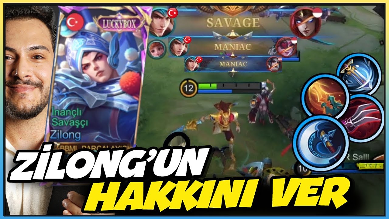 ZİLONG'UN HAKKINI VEREN ADAM! Mobile Legends