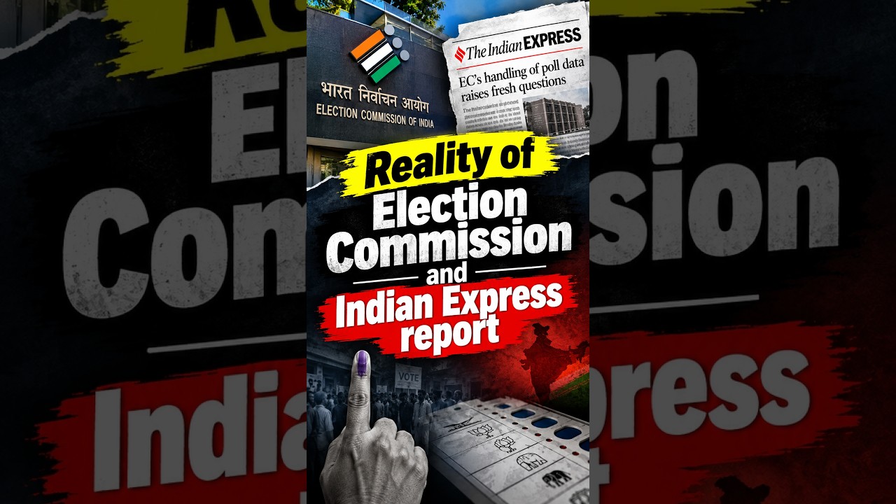 Reality of Election Commission and Indian Express report #electioncommission #indianexpress #sir#eci
