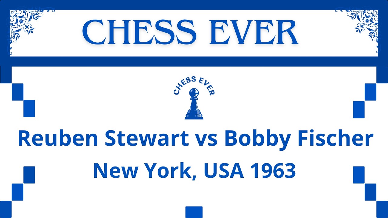 Reuben Stewart vs Bobby Fischer. New York, USA 1963