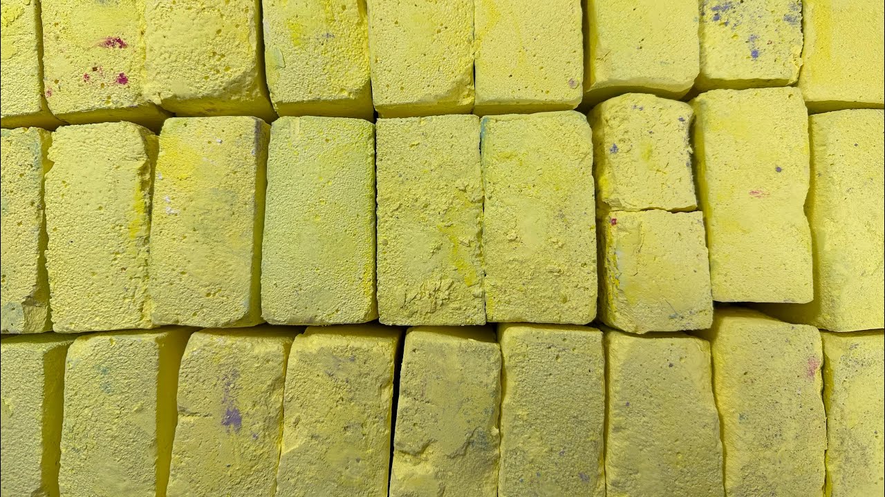 30+ Yellow Blocks Gym Chalk