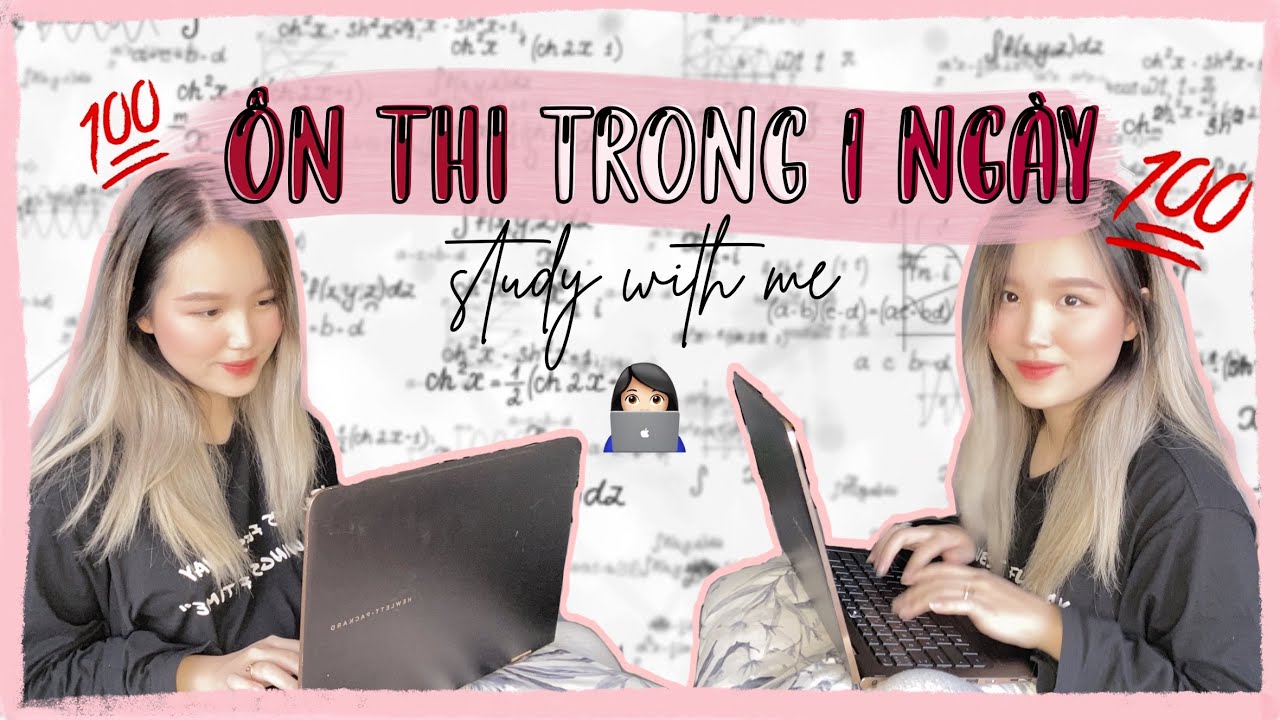 Ôn thi nước rút trong 1 ngày | Study with me 😭