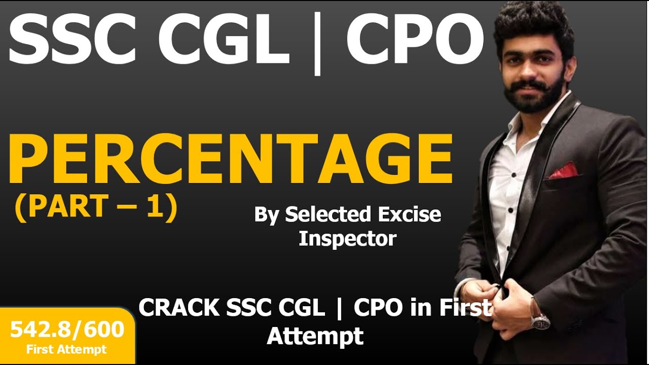 Percentage | प्रतिशत | Basic Concepts | Part 1 | Masterji Education Nishant Kapoor GuruCool Maths