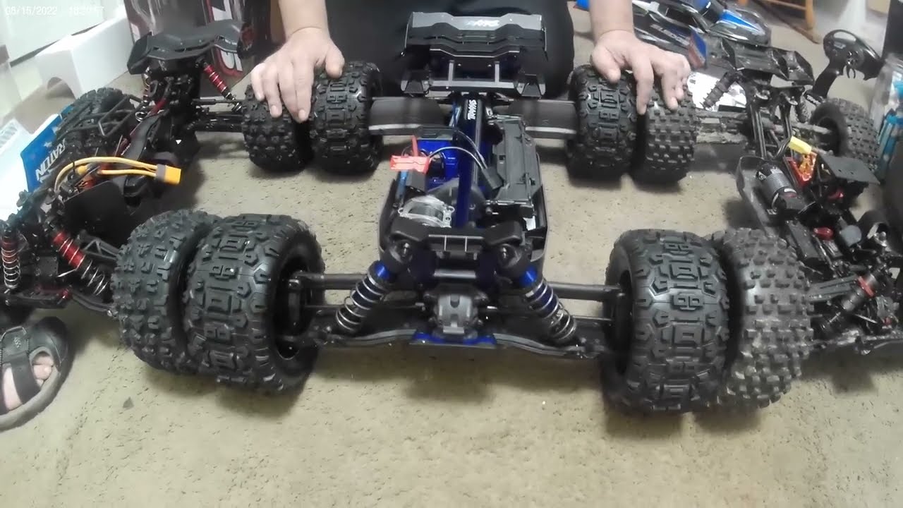 Traxxas Sledge  Arrma Kraton  Team Corally Kronos Comparison