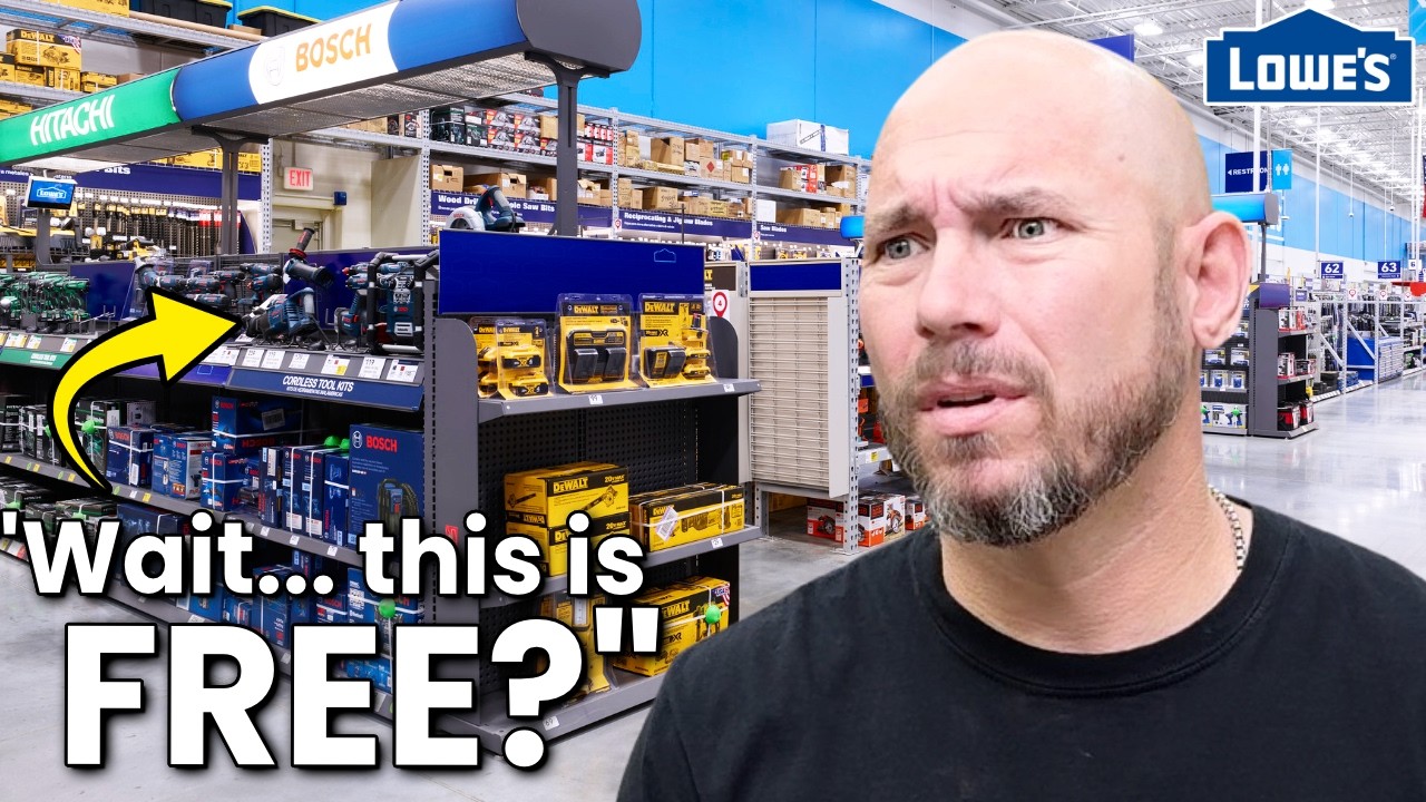 Компания Lowe's раздаёт бесплатные инструменты (вот как это делается).