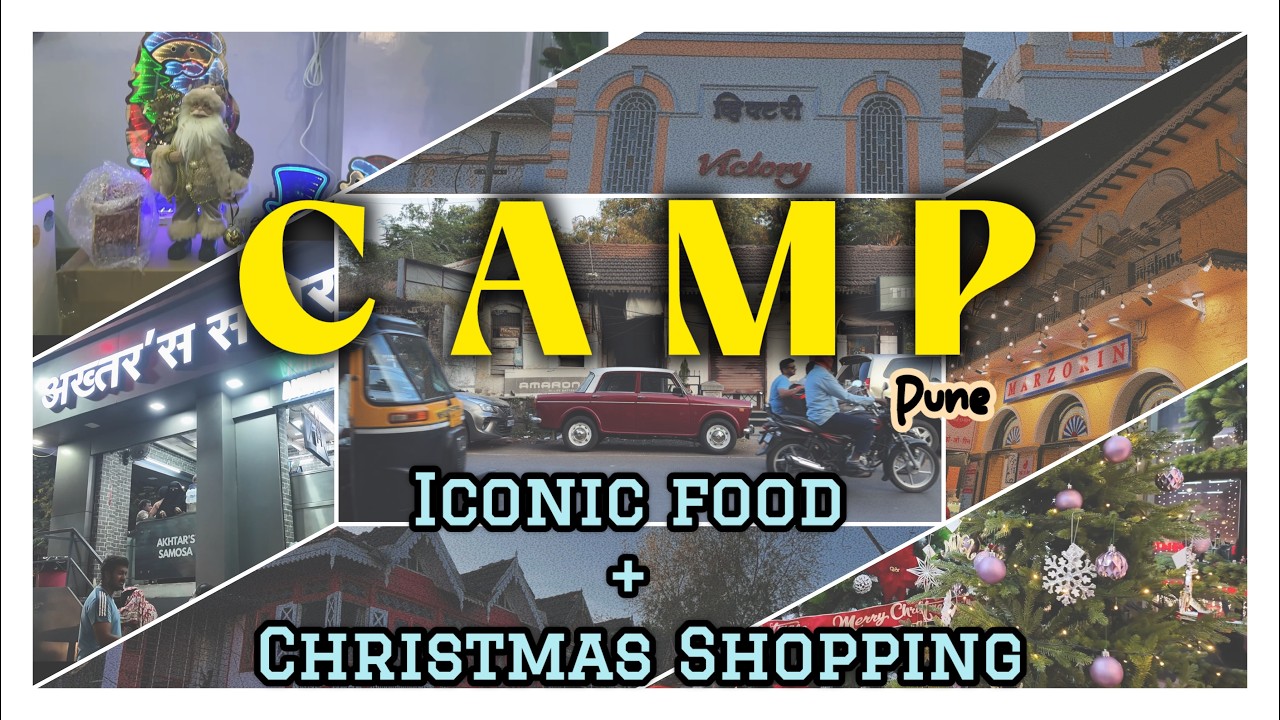 Camp Pune Vlog -  Iconic Food Places + Amazing Christmas Collection