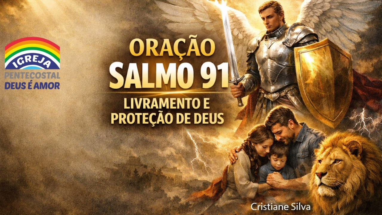 Salmo 91 Oração de livramento e proteção de Deus Quebrando todo Mal 🔥🔥