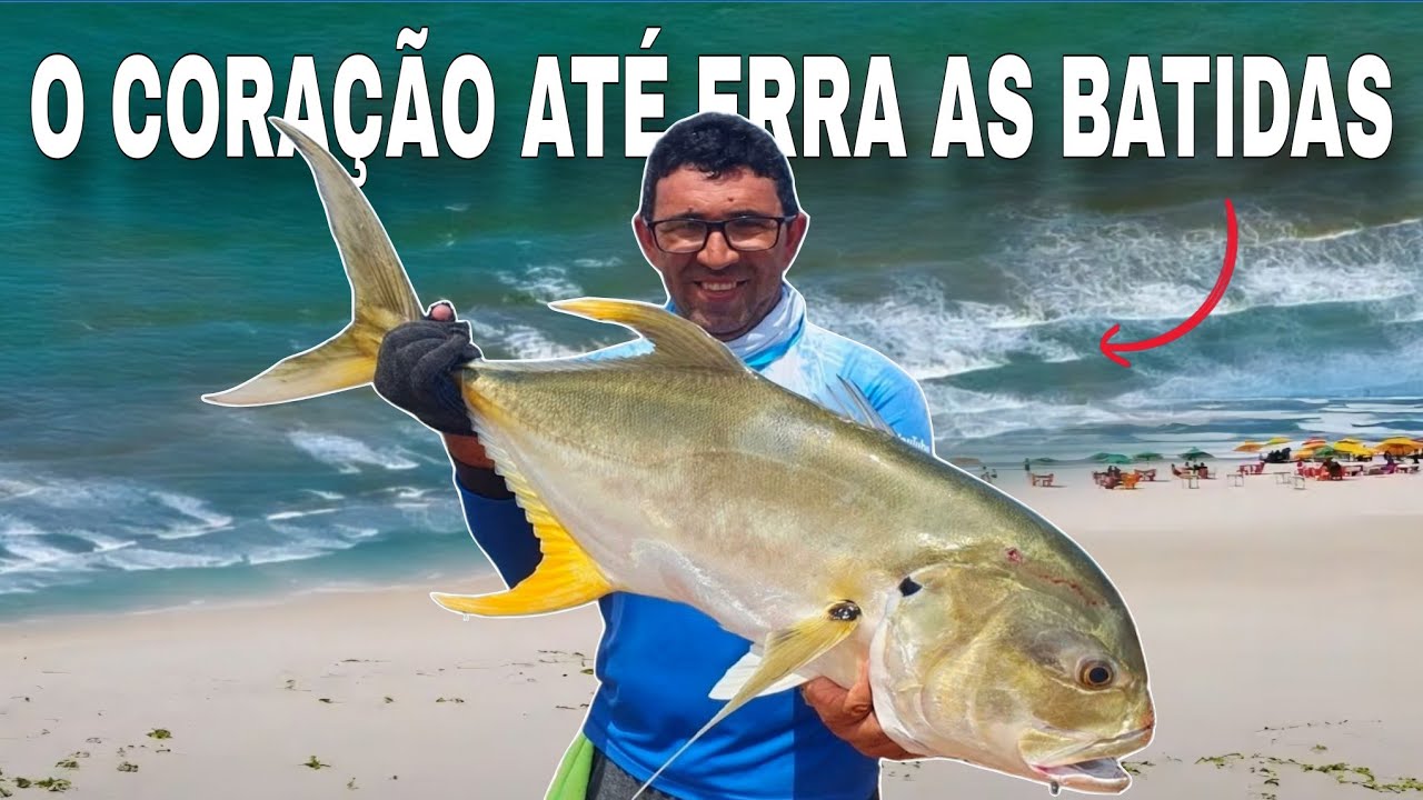 NÃO ASSISTA SE TIVER PROBLEMA CARDÍACO!!! Pesca de praia, AS MELHORES FISGADAS DE 2025.