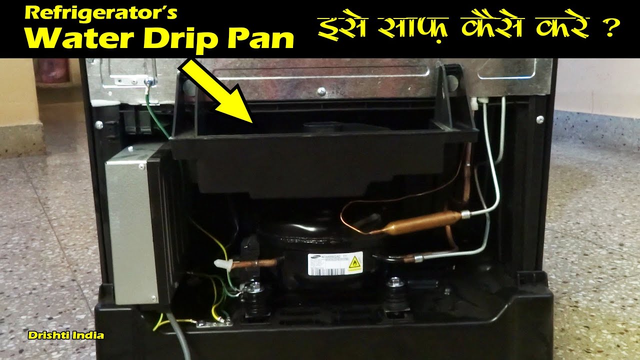 How to Clean Water Drip Pan of Refrigerator | Samsung 192L