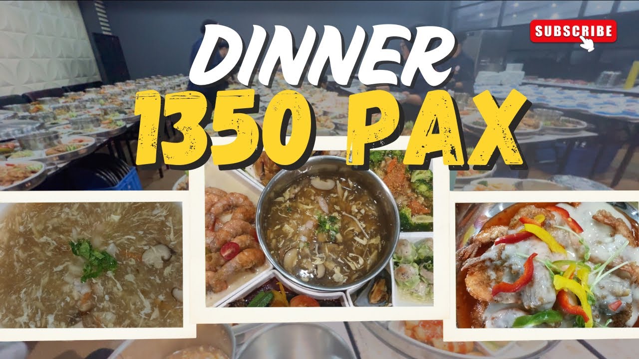 PENYEDIAAN DINNER 1350 PAX 😱| OPERASI DAPUR BERSKALA MEGA