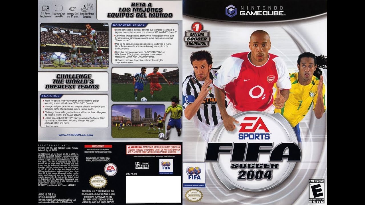 FIFA Soccer 2004 (Nintendo GameCube)