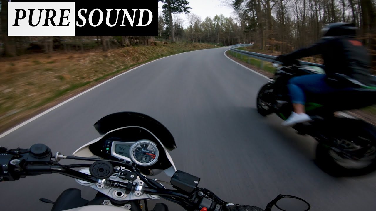 Blast through some twisties - TRIUMPH STREET TRIPLE 675 + Leovince [4K]