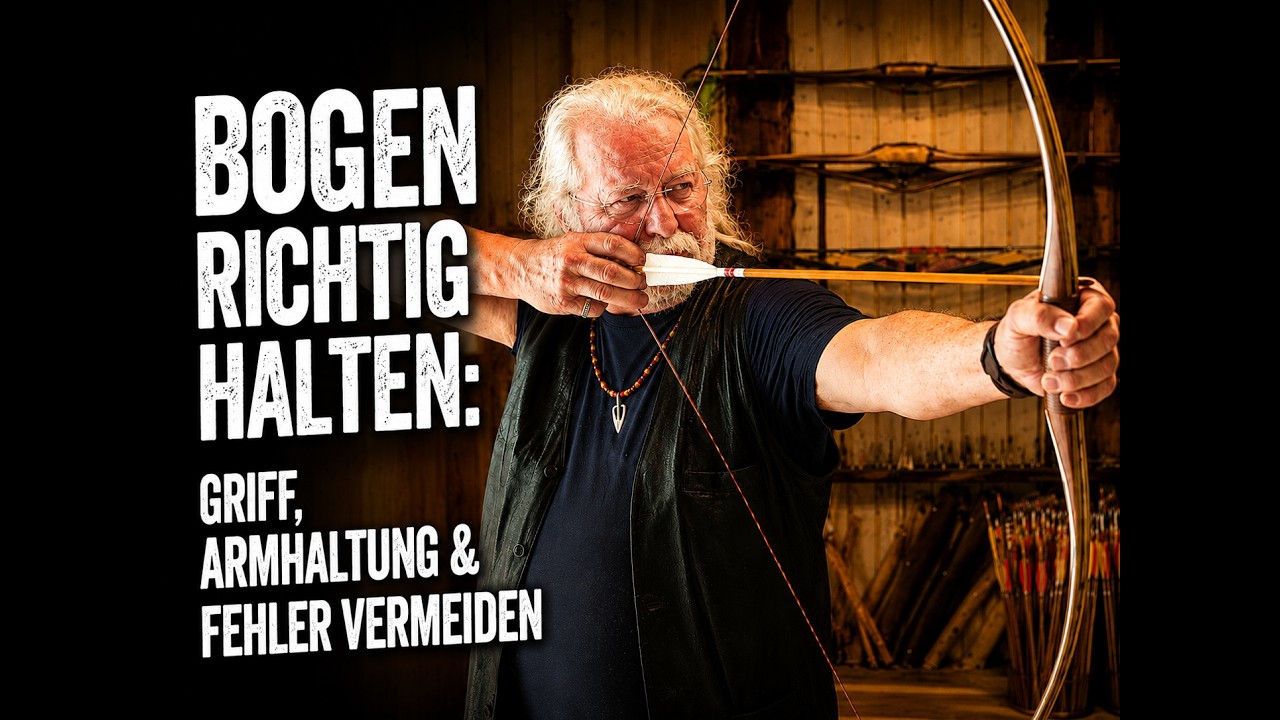 Bogen richtig halten: Griff, Armhaltung & Fehler vermeiden