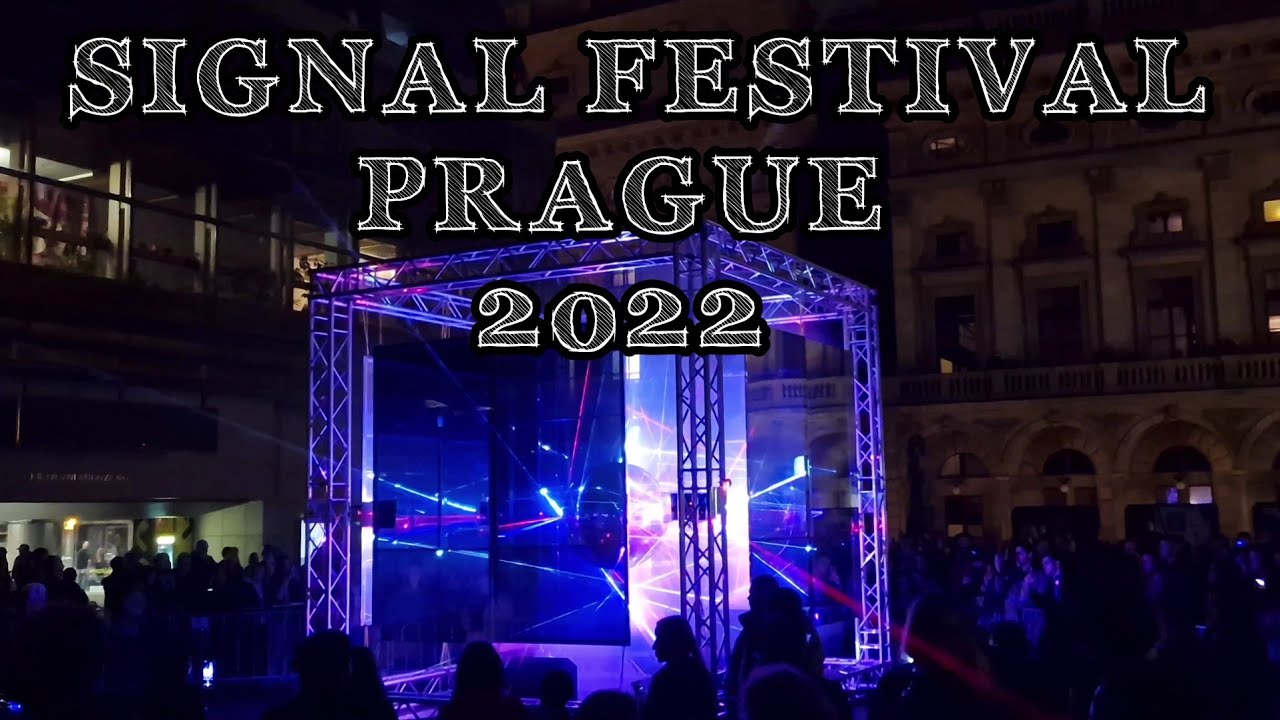 Signal festival Prague 2022 - Light installations and projections.