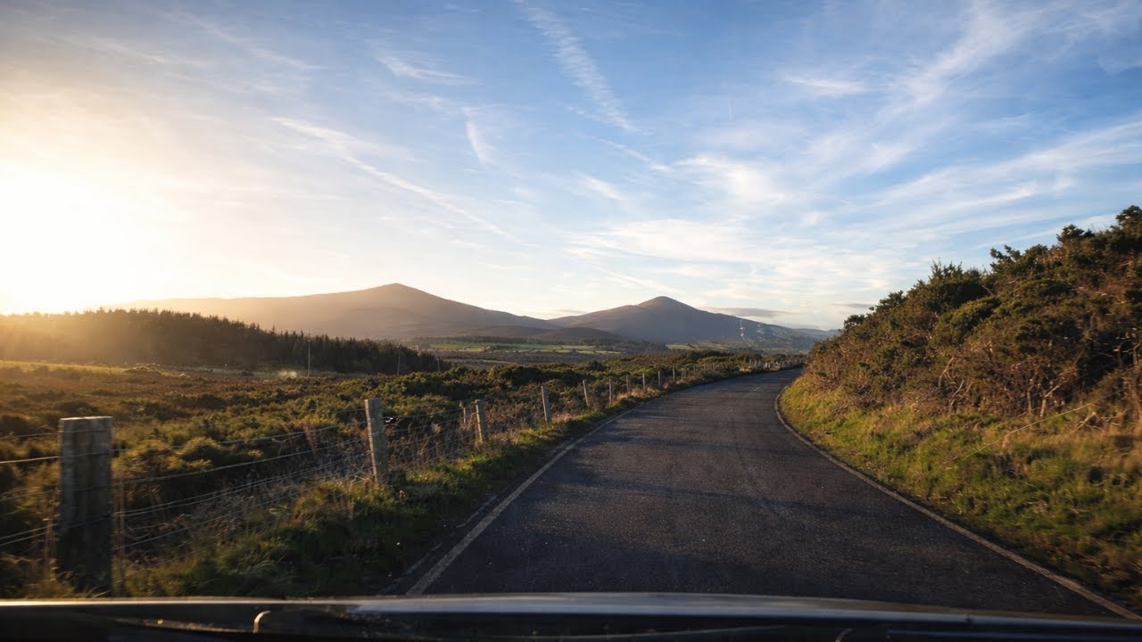 POV: Driving Through Rolling Hills
