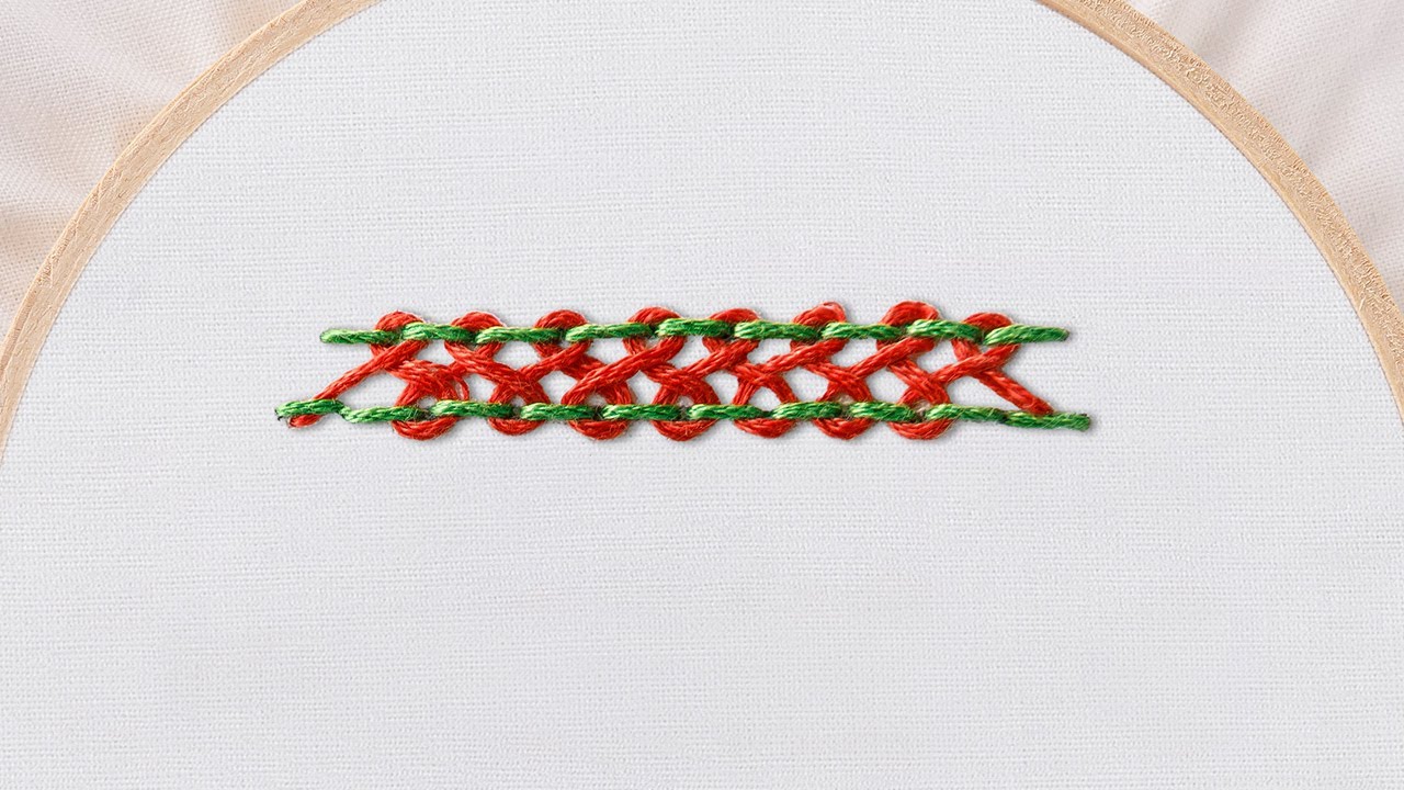 Вышивка 101: как вышить елочку лесенкой