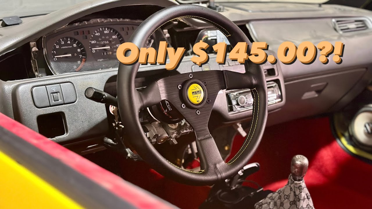 How to install quick release steering wheel /  Honda / EG EK Civic