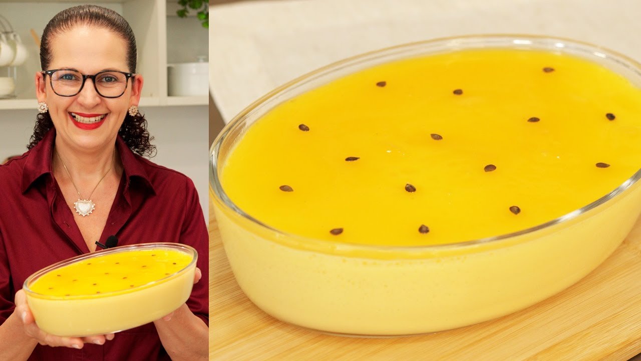 TODOS PEDEM A RECEITA! MOUSSE DE MARACUJÁ PERFEITA, FÁCIL E SUPER CREMOSA! - Isamara Amâncio