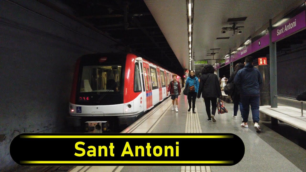 Metro Station Sant Antoni - Barcelona 🇪🇸 - Walkthrough 🚶