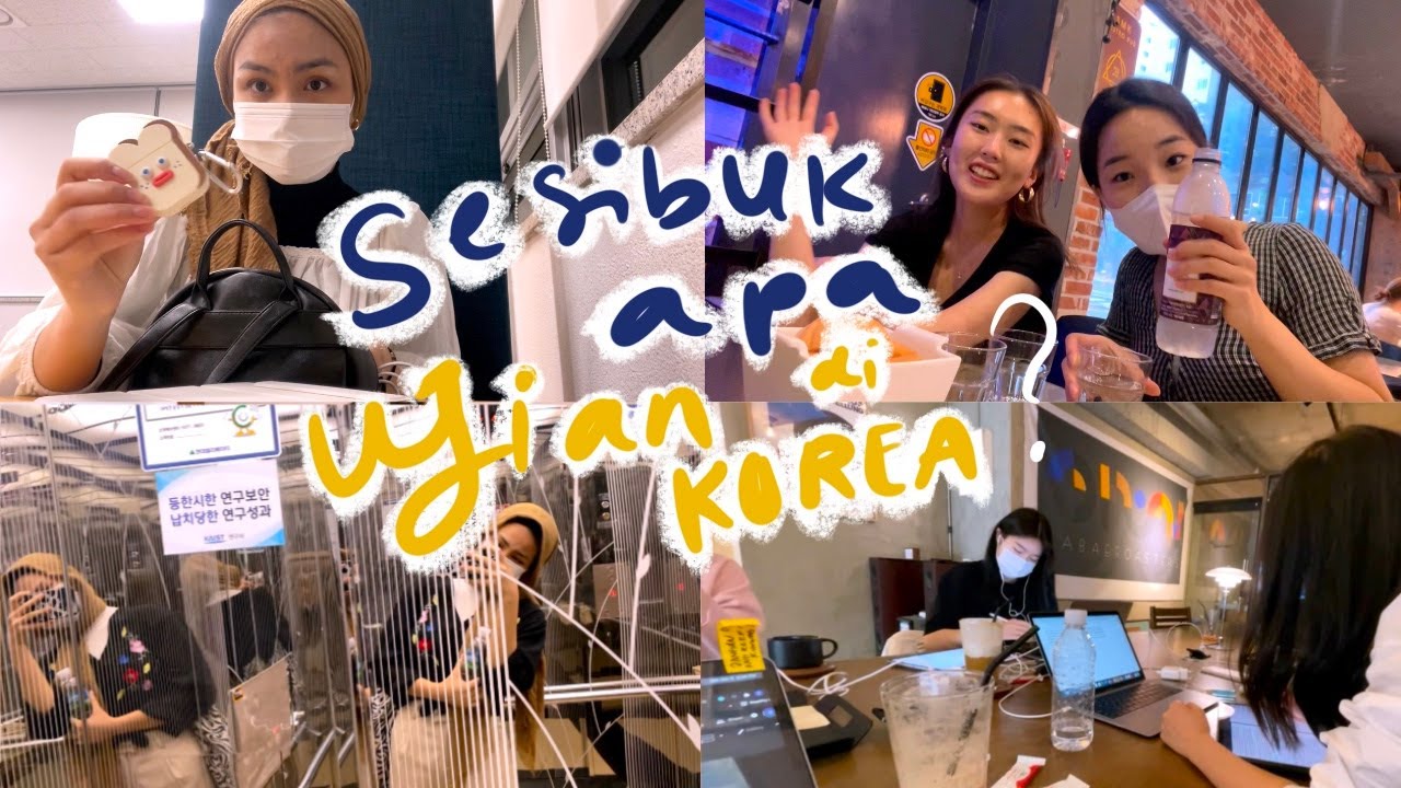 Realita Minggu Ujian di UNIV KOREA!🇰🇷KAIST [kor/ind/eng]