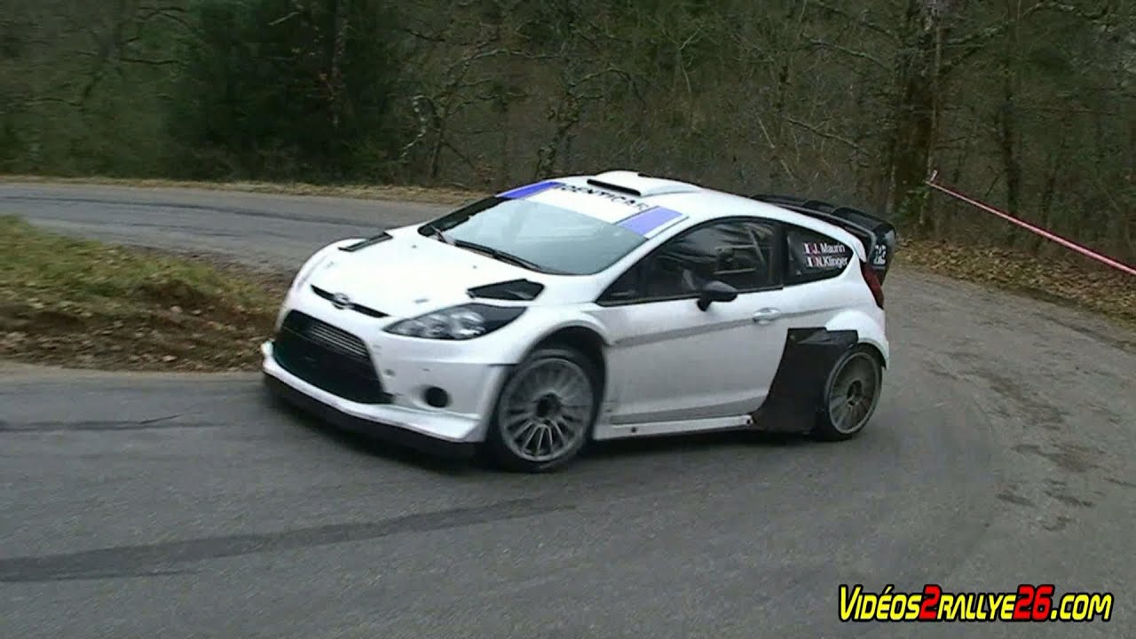 Test Fiesta WRC Julien Maurin - Rallye Monte Carlo 2013 [HD]