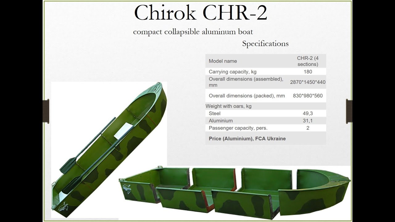 Boat Chirok CHR-1 assembling/Збірка човна Чирок ЧР-1