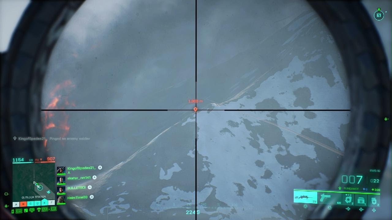 Battlefield 2042 LONGEST SNIPER HEADSHOT! 1900M!