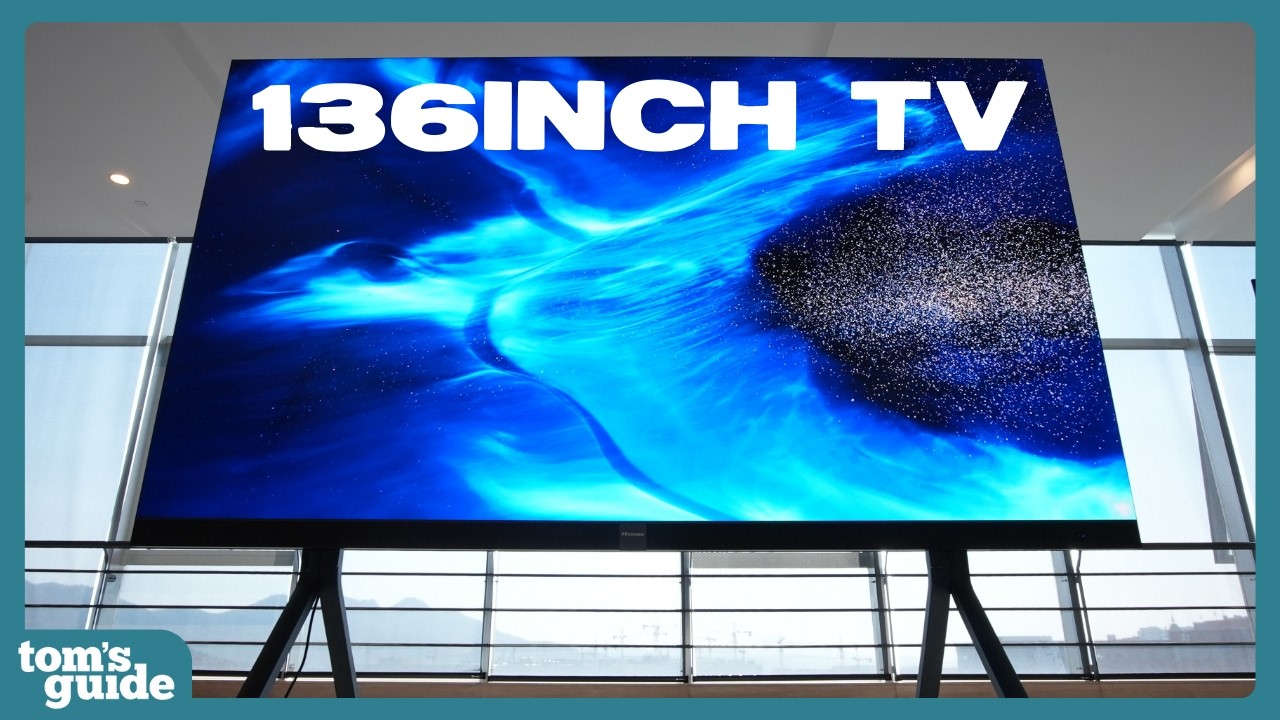 EXCLUSIVE: 136-inch Hisense MicroLED TV is AMAZING Up Close!