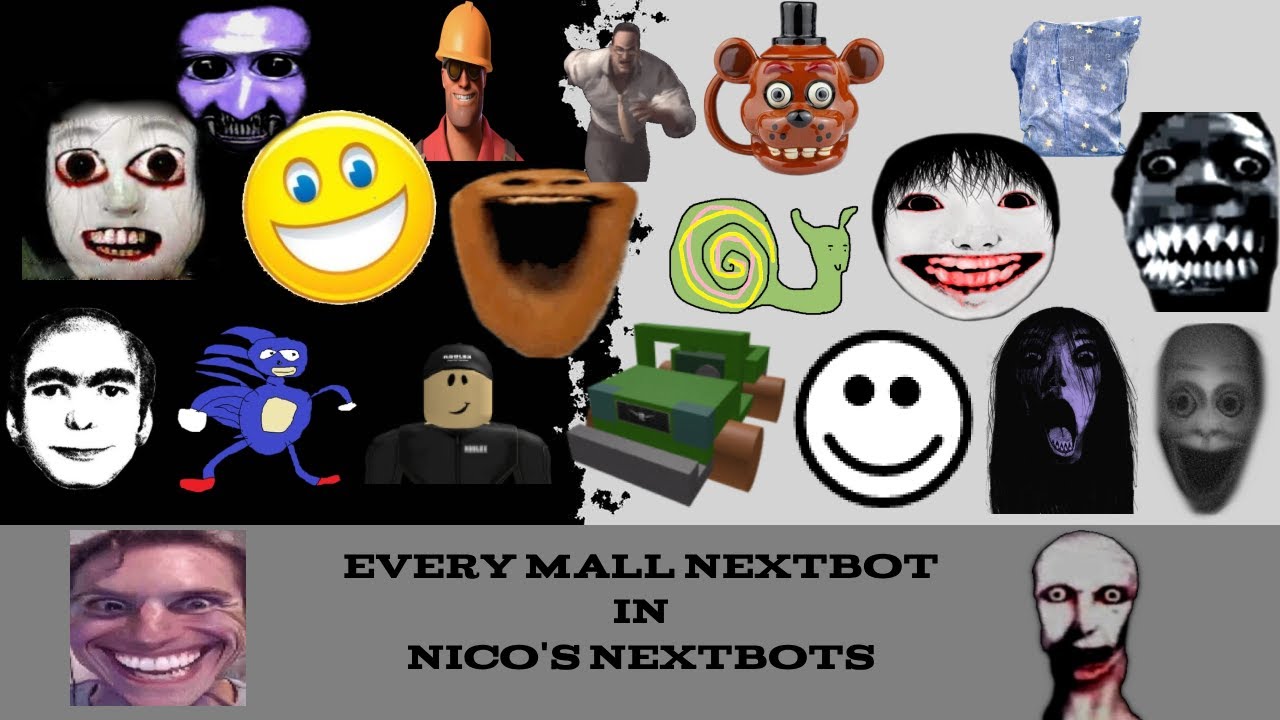 Every MALL NEXTBOTS in nico's nextbots
