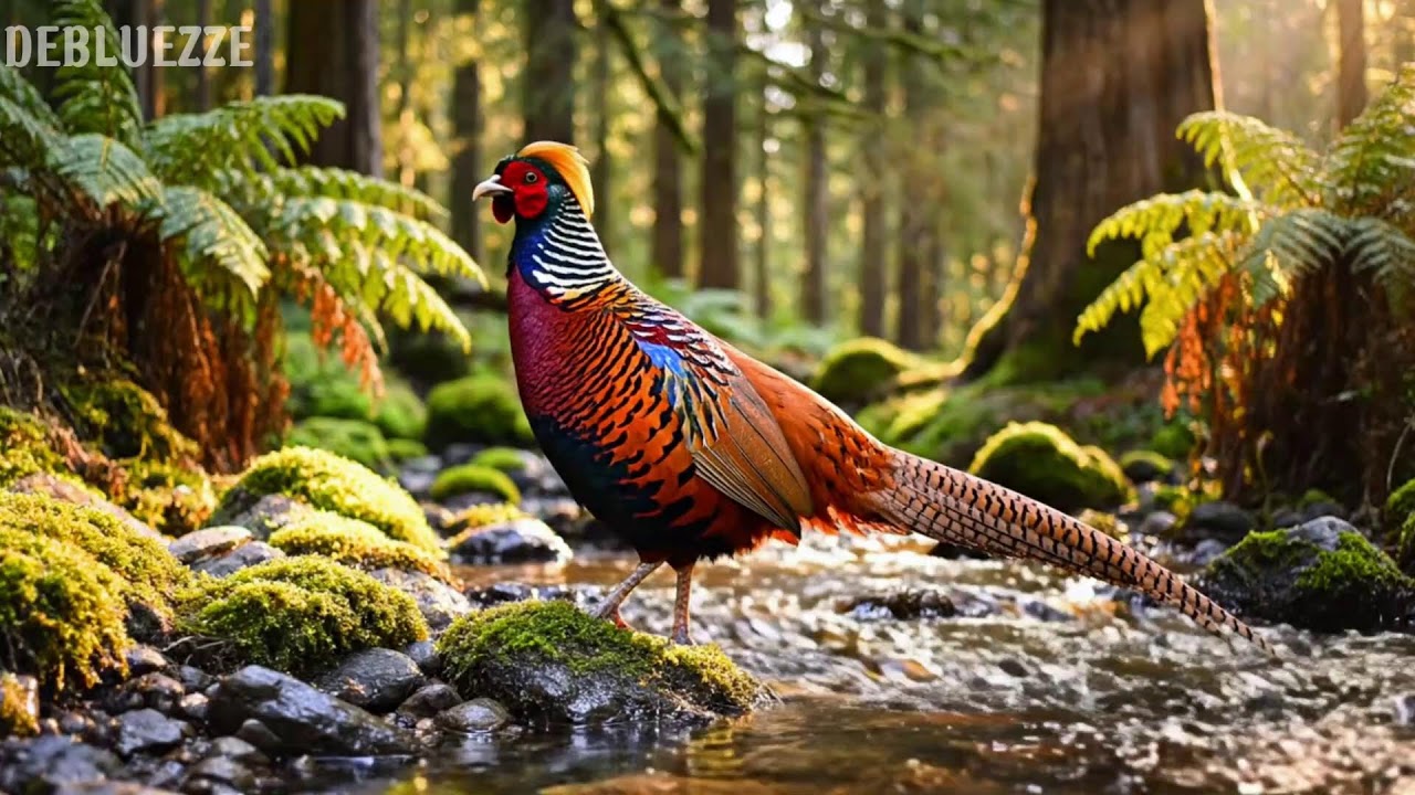 Nature Sounds & Relaxing Piano | 4K Birds Singing in the Forest for Deep Sleep & Healing