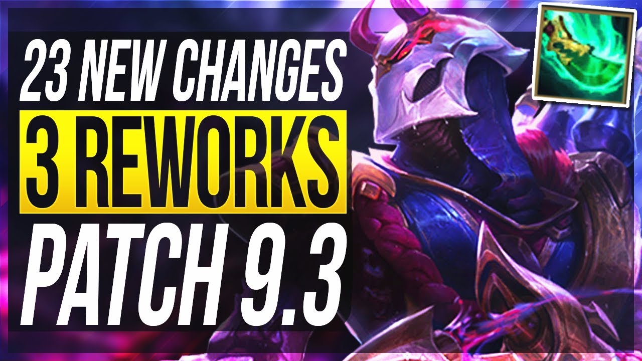 ADC REWORK IS FINALLY HERE!!! - 23 New Changes & OP Champs Patch 9.3 - League of Legends