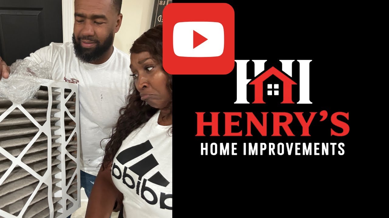 How to change your home furnace filter. #henryshomeimprovements #henryalities