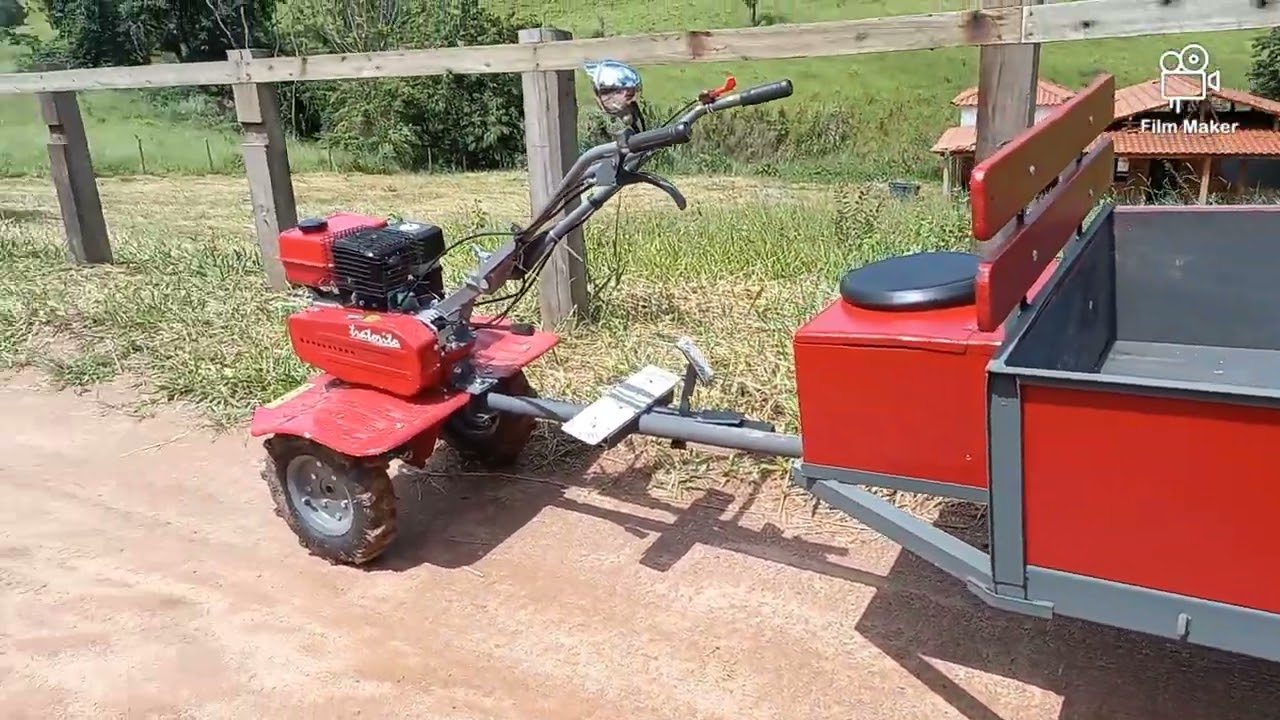 carretinha tratorito motocultivador- preço final e teste