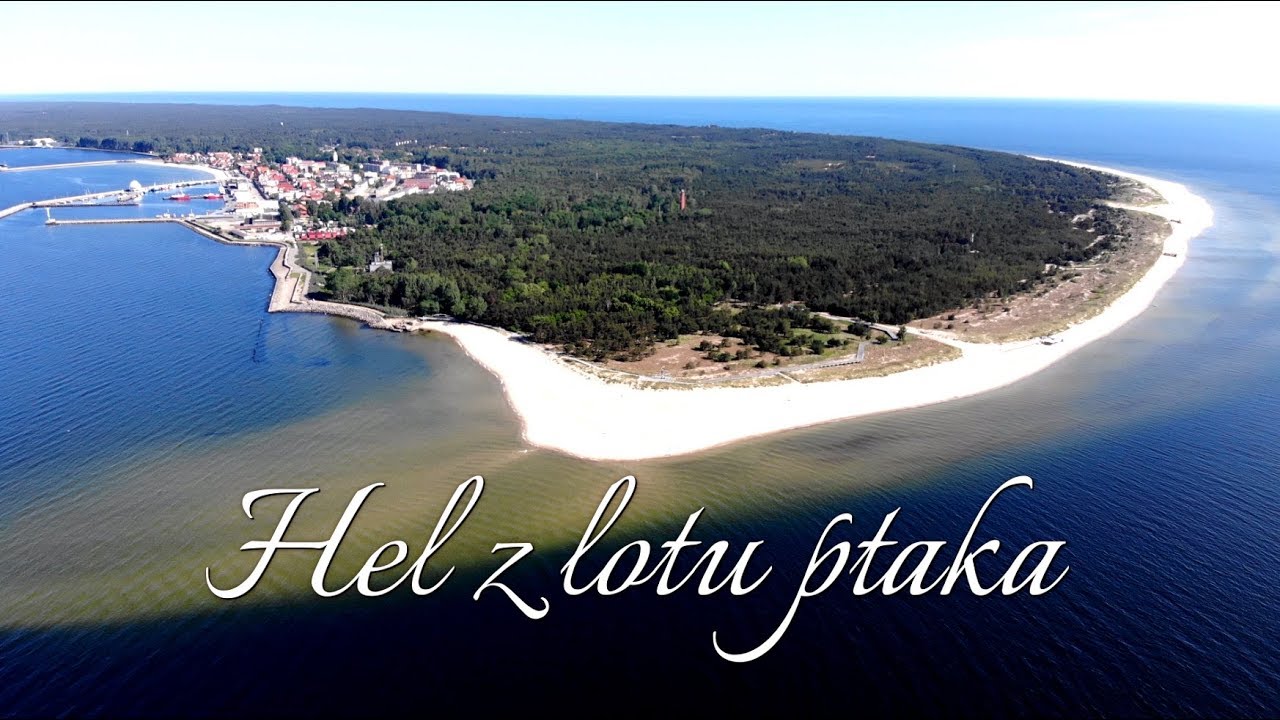 Hel 2022. Cypel Helski z lotu ptaka. Beautiful Hel in Poland