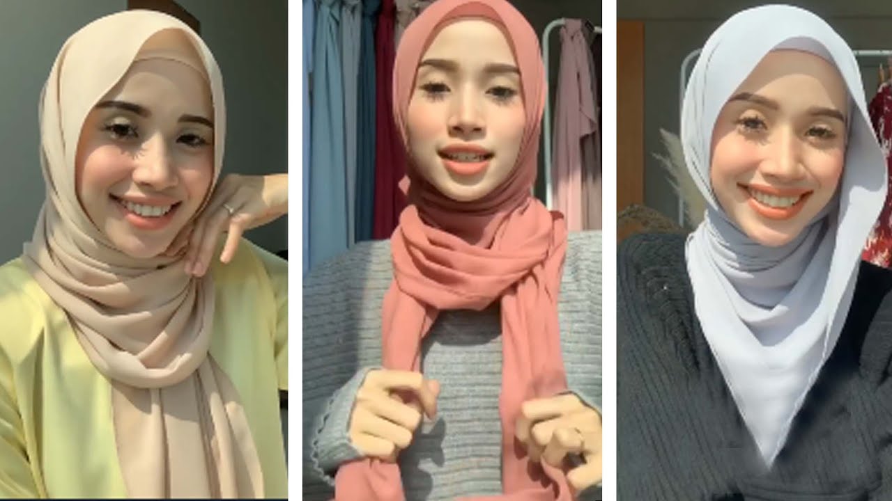 TUTORIAL SHAWL STYLE BARU | CARA PAKAI TUDUNG SHAWL SIMPLE DAN CANTIK KEMAS