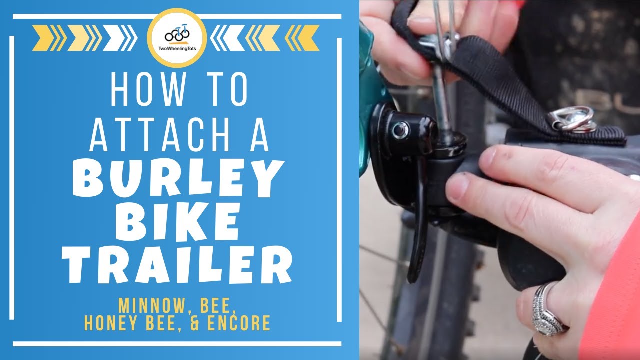 Attaching a Burley Bike Trailer (Updated for 2020): Minnow, Bee, Honey Bee, & Encore