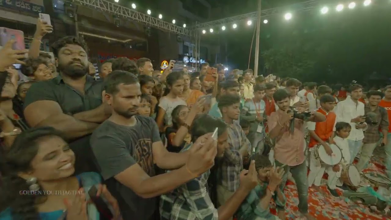 Golden Youth Jagtial Nimajjanam 2023 | Maharashtra Moraya Dhol Tasha Performance