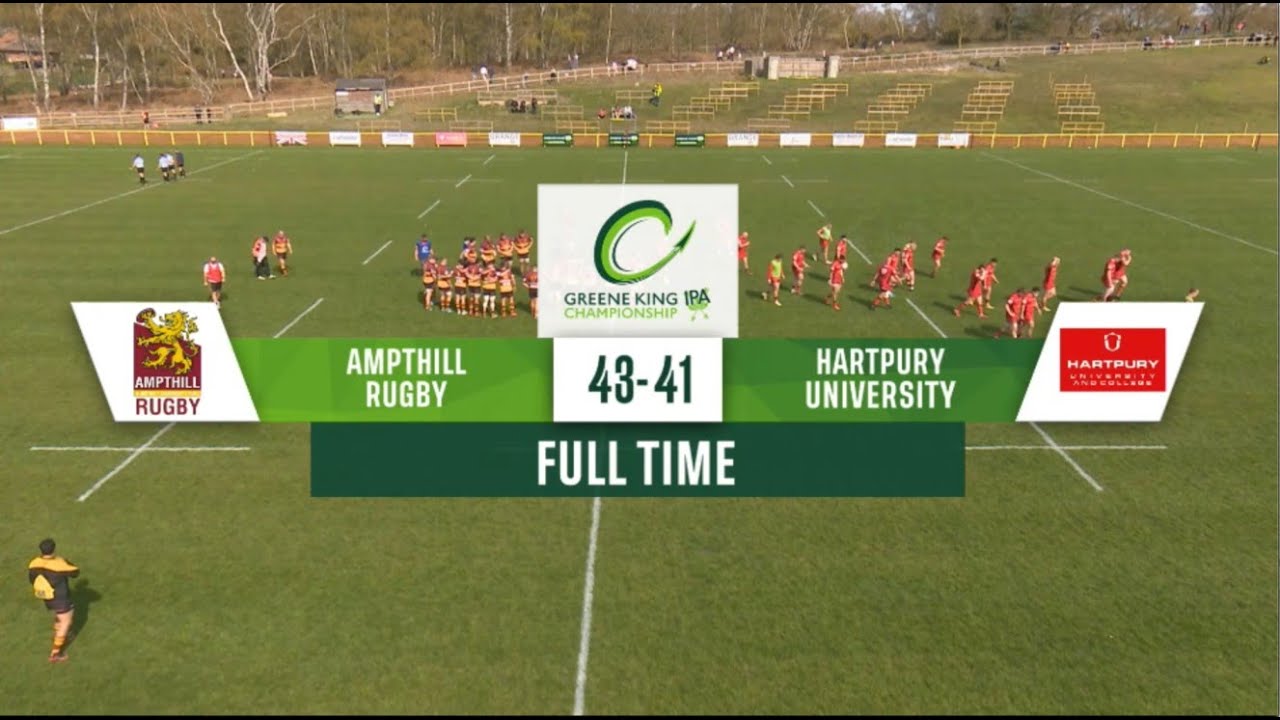Ampthill v Hartpury 18/04/21