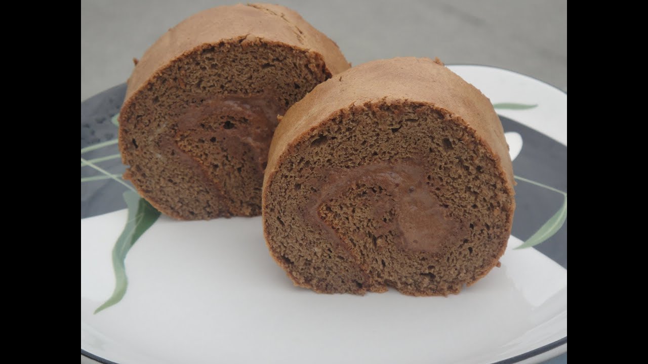 How to Make Chocolate Swiss Roll Cake Recipe- 朱古力瑞士卷